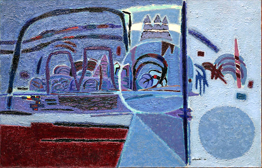 달밤의 섬. ⓒ환기재단· 환기미술관